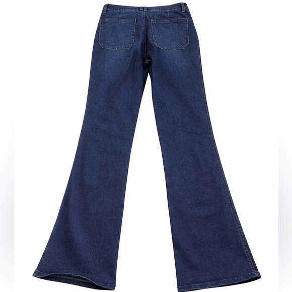 DEMOCRACY Jeans Ab Technology High Waist Flare Leg Dark Wash size 8 - Picture 12 of 14